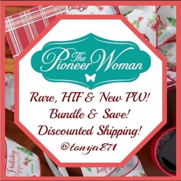 🦋 New Pioneer Woman Wishful Winter Holiday Knife Cheese Utensils, Set of 4 - Picture 2 of 8